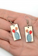 Vintage Cactus Earrings